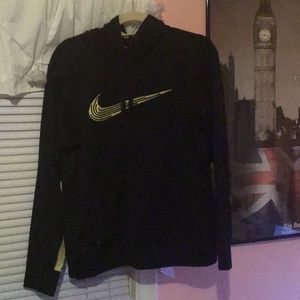 Nike Yellow & Black Thermafit Hoodie
